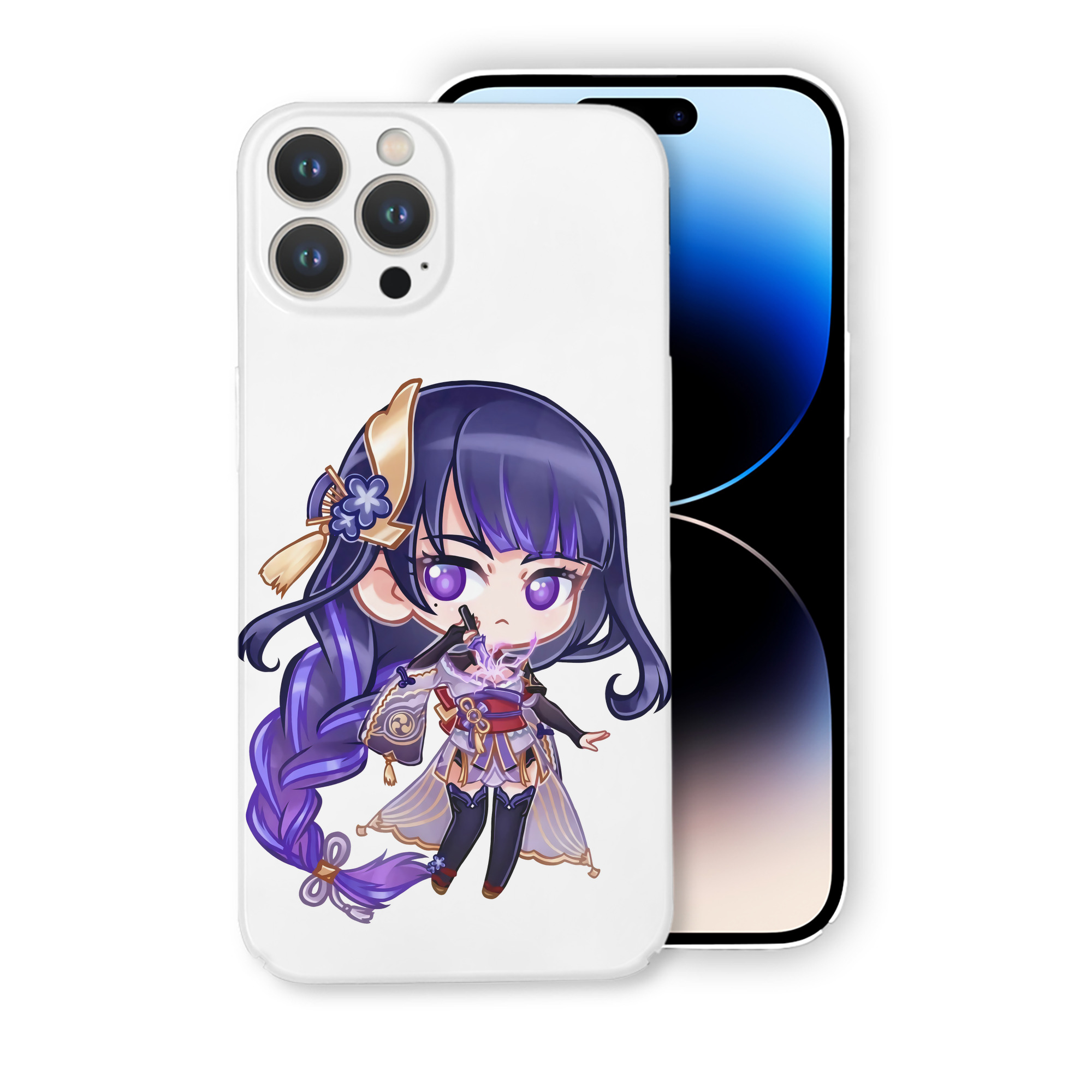 げんし神 雷電将軍 らいでんしょうぐん genshin Raiden Shogun 【iPhone 14シリーズ対応】ハードケース